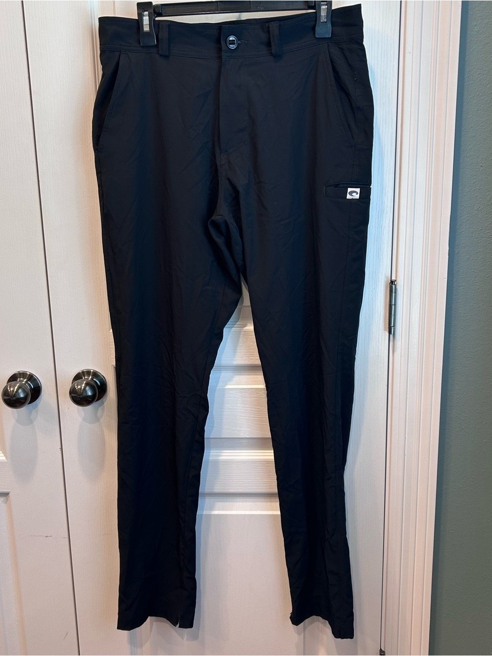 Costa Men’s Black Straight Leg Performance/Athletic Pants Size 32x32